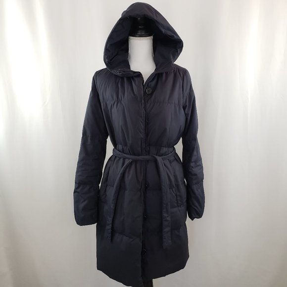 J. Crew Jackets & Blazers - J. Crew Long Puffer Coat w Hood Down Feather S